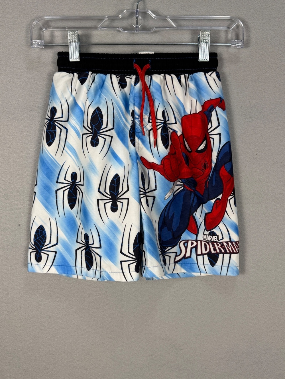 Marvel Blue Boys Size 6 Spider-Man Swim Shorts